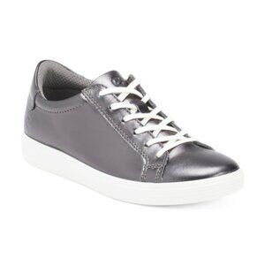 ECCO Leather Soft Classic Comfort Sneakers